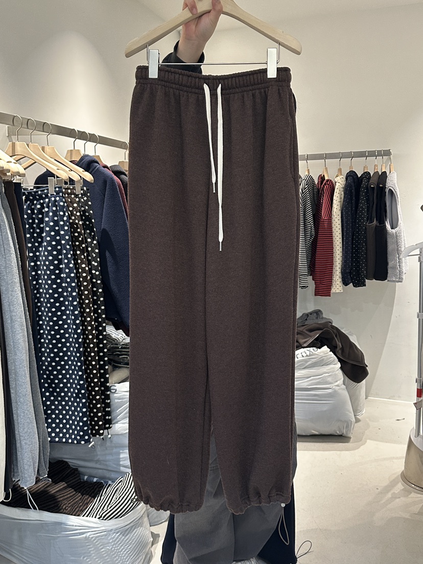 PEPPER-L東大門㊣代購女裝新品25秋冬時尚人氣休閑褲加絨羊毛PEPPER休閑褲圖色3