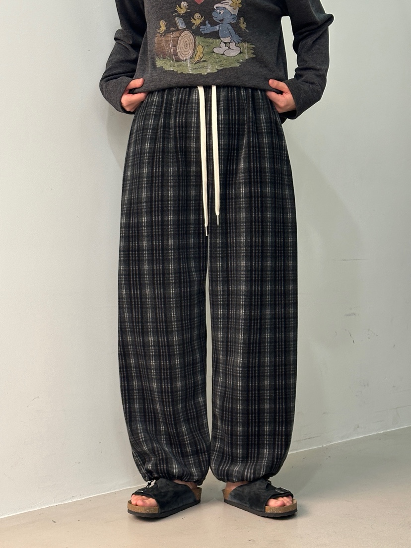 PEPPER-L韓國直郵㊣女裝新品真品25秋冬推薦熱賣休閑褲加絨PEPPER休閑褲