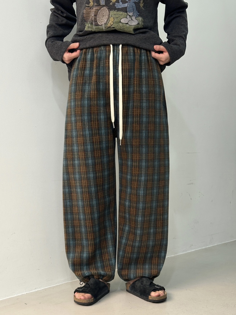 PEPPER-L韓國直郵㊣女裝新品真品25秋冬推薦熱賣休閑褲加絨PEPPER休閑褲