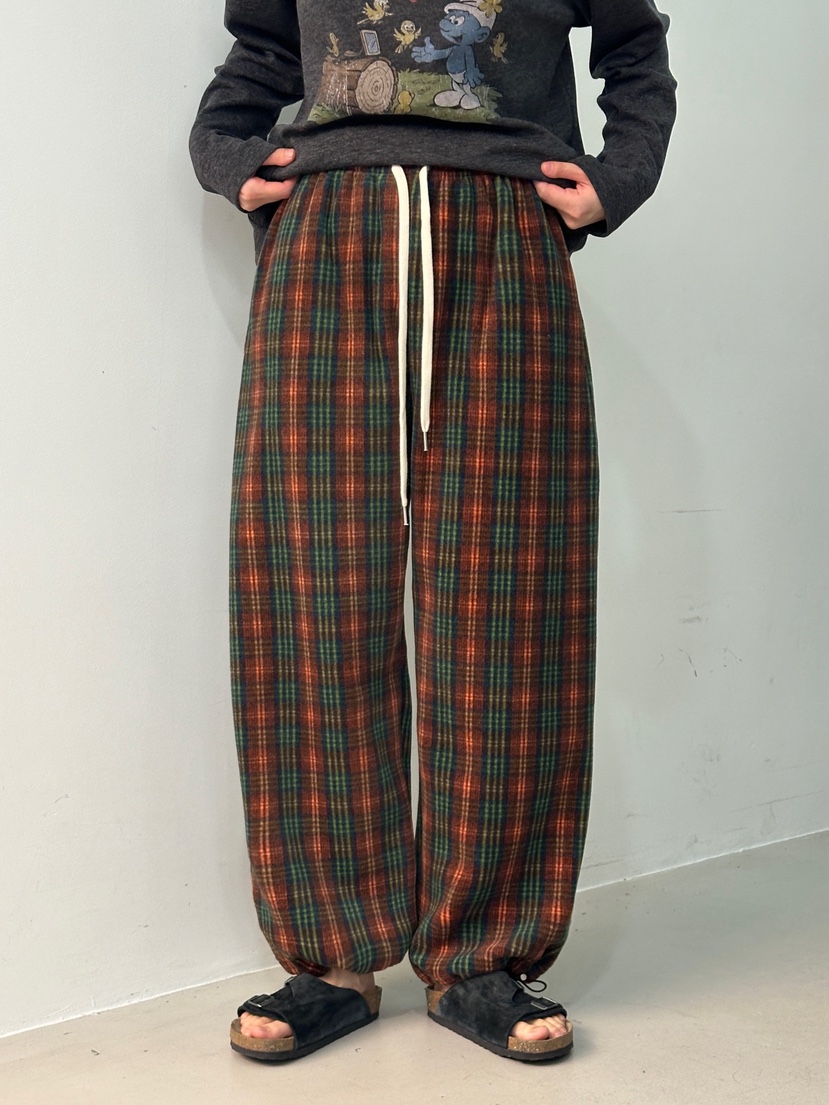 PEPPER-L韓國直郵㊣女裝新品真品25秋冬推薦熱賣休閑褲加絨PEPPER休閑褲