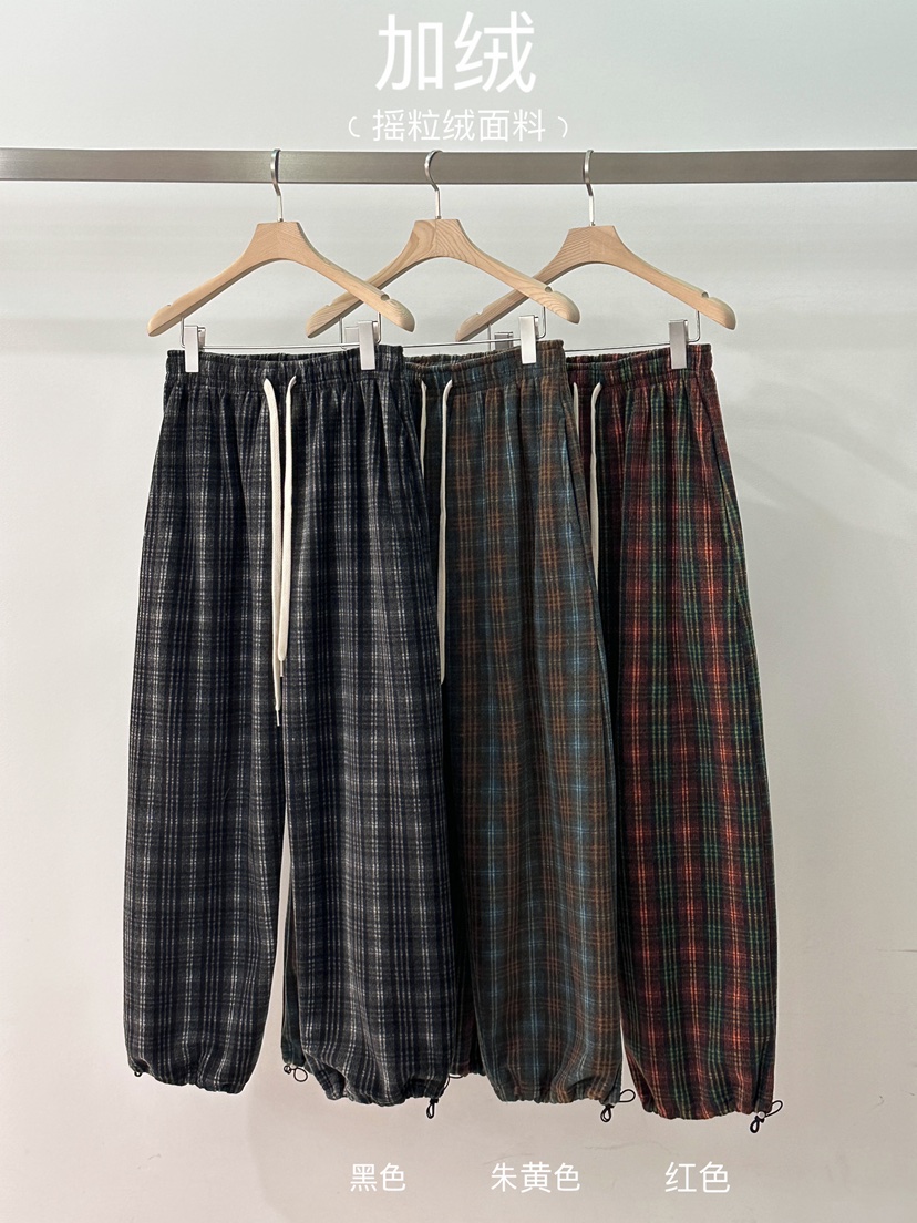 PEPPER-L韓國直郵㊣女裝新品真品25秋冬推薦熱賣休閑褲加絨PEPPER休閑褲