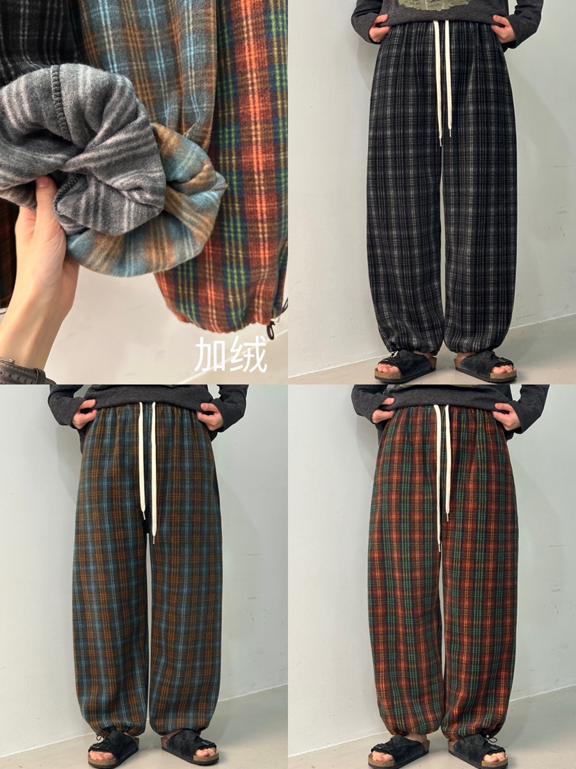 PEPPER-L韓國直郵㊣女裝新品真品25秋冬推薦熱賣休閑褲加絨PEPPER休閑褲