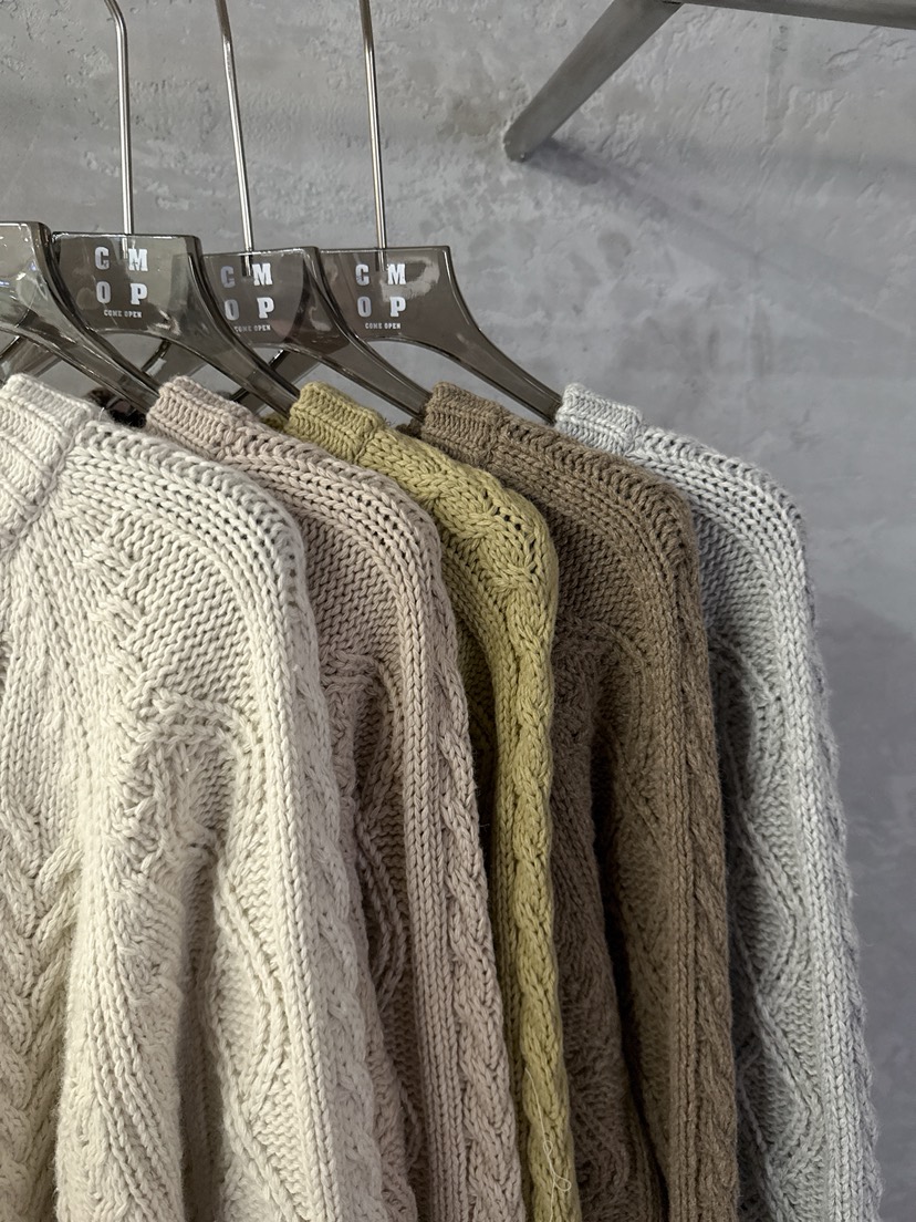 COME OPEN韓國代購㊣女士新款25秋冬職業時尚休閑推薦毛衣COMP-(COME OPEN)毛衣