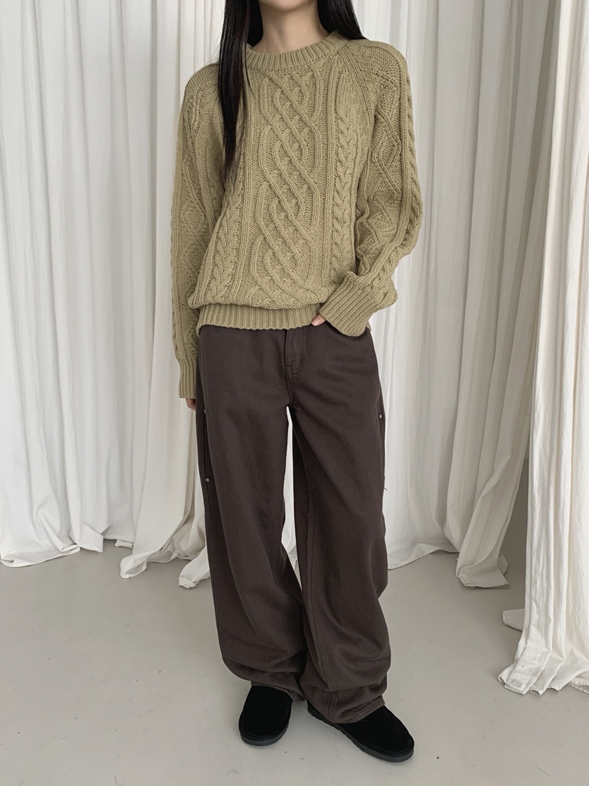 COME OPEN韓國代購㊣女士新款25秋冬職業時尚休閑推薦毛衣COMP-(COME OPEN)毛衣