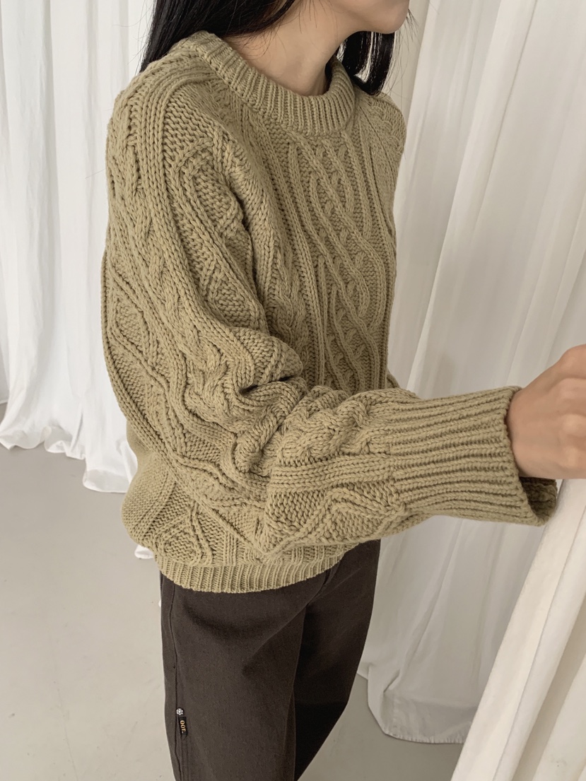 COME OPEN韓國代購㊣女士新款25秋冬職業時尚休閑推薦毛衣COMP-(COME OPEN)毛衣