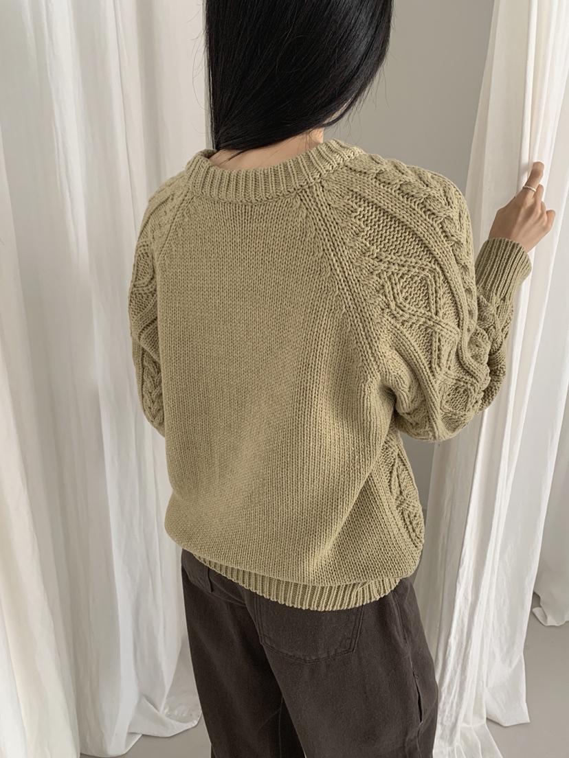 COME OPEN韓國代購㊣女士新款25秋冬職業時尚休閑推薦毛衣COMP-(COME OPEN)毛衣