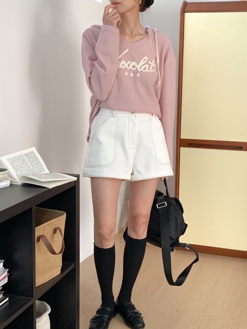 RE:FRESH-L韓國代購㊣女士新品休閑真品推薦熱賣時尚長袖T恤RE:FRESH長袖T恤