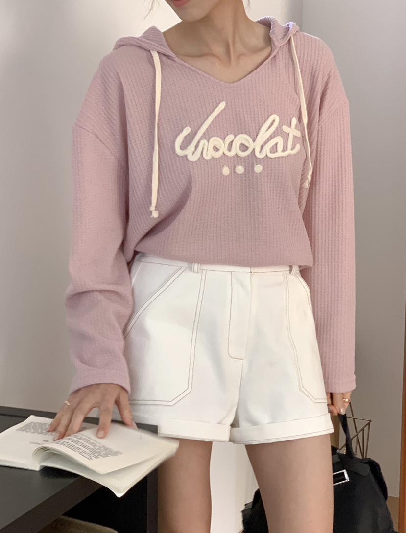 RE:FRESH-L韓國代購㊣女士新品休閑真品推薦熱賣時尚長袖T恤RE:FRESH長袖T恤