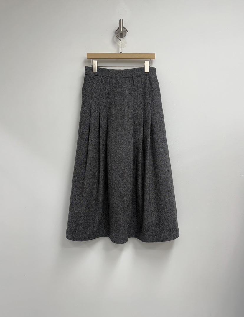 YIKHO STYLE韓國代購㊣女士新品真品熱賣推薦時尚長裙人字紋YIKHO STYLE長裙