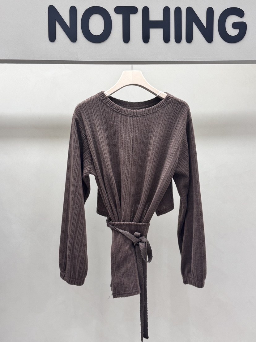 NOTHING東大門㊣實拍女士新品職業休閑人氣真品25秋冬熱賣衛衣NOTHING衛衣圖色1