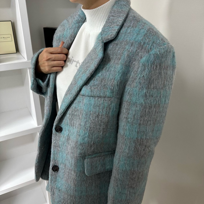 SOUIT東大門㊣實拍女士新品真品人氣休閑推薦短款大衣馬海毛SOUIT by mabel-L短款大衣