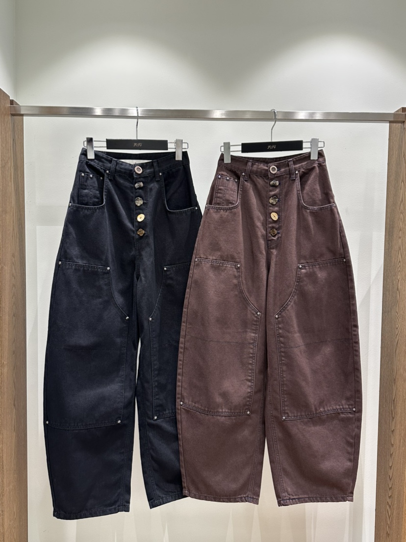 FIFO韓國代購㊣女士新品熱賣25秋冬推薦時尚真品人氣牛仔褲FIFO牛仔褲