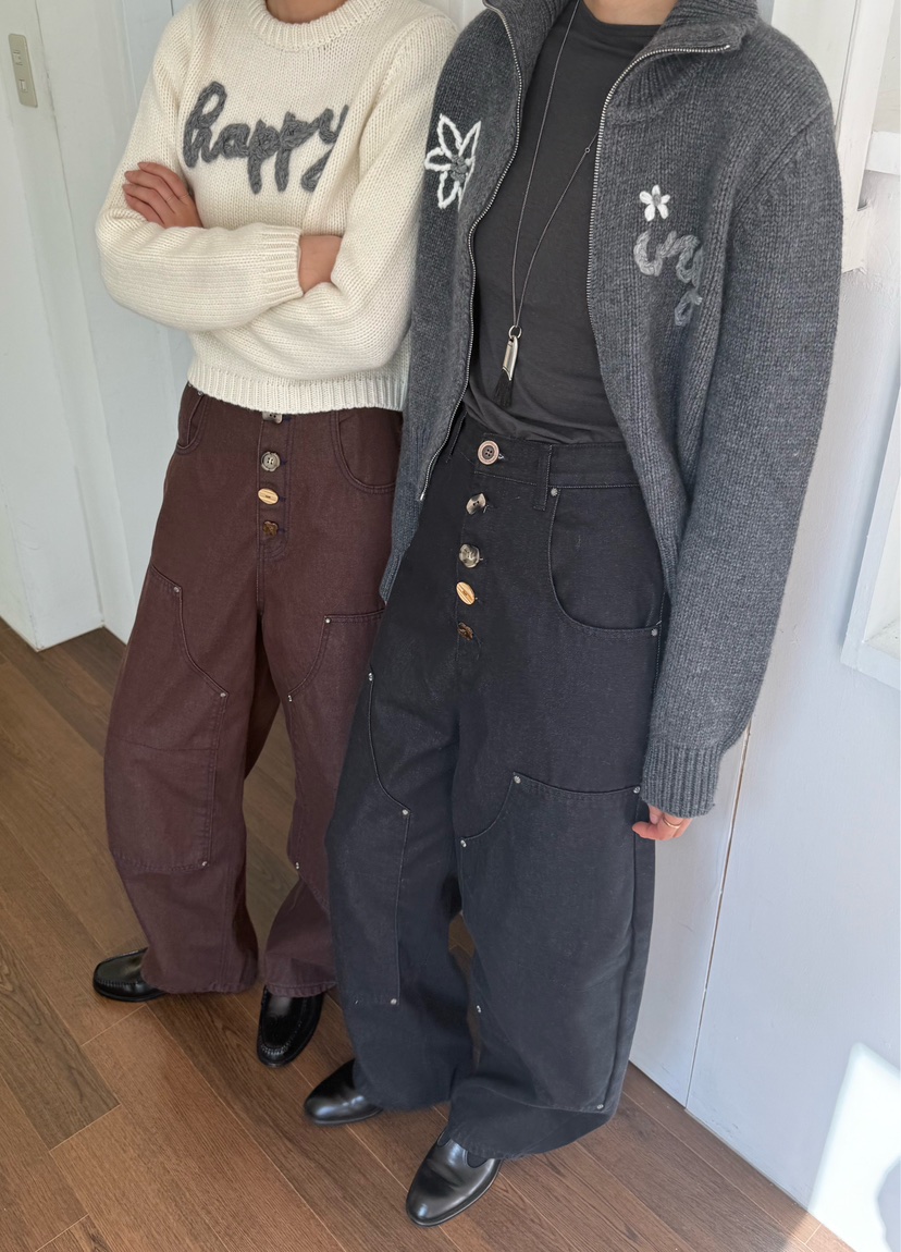 FIFO韓國代購㊣女士新品熱賣25秋冬推薦時尚真品人氣牛仔褲FIFO牛仔褲