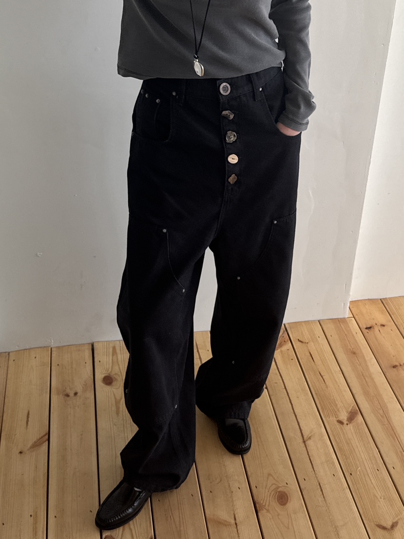 FIFO韓國代購㊣女士新品熱賣25秋冬推薦時尚真品人氣牛仔褲FIFO牛仔褲