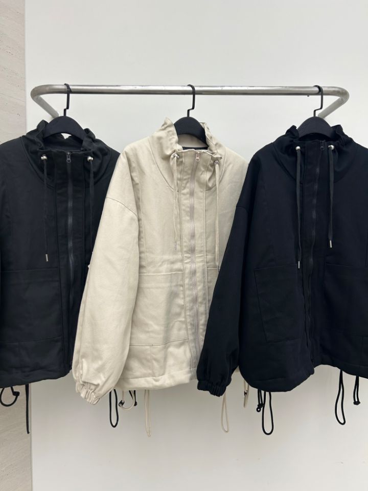 HESTORY東大門㊣實拍女士新款職業時尚短款棉服男女同款高領HESTORY短款棉服