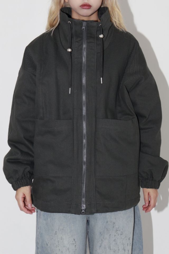 HESTORY東大門㊣實拍女士新款職業時尚短款棉服男女同款高領HESTORY短款棉服