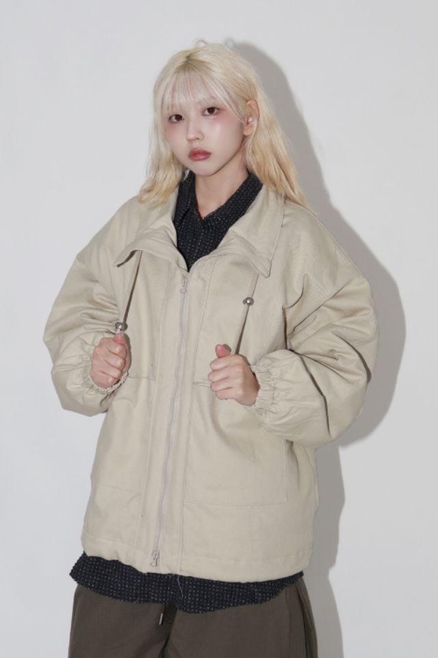 HESTORY東大門㊣實拍女士新款職業時尚短款棉服男女同款高領HESTORY短款棉服