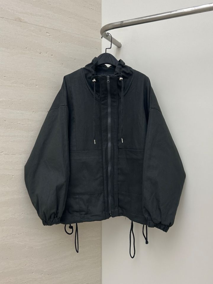 HESTORY東大門㊣實拍女士新款職業時尚短款棉服男女同款高領HESTORY短款棉服圖色1