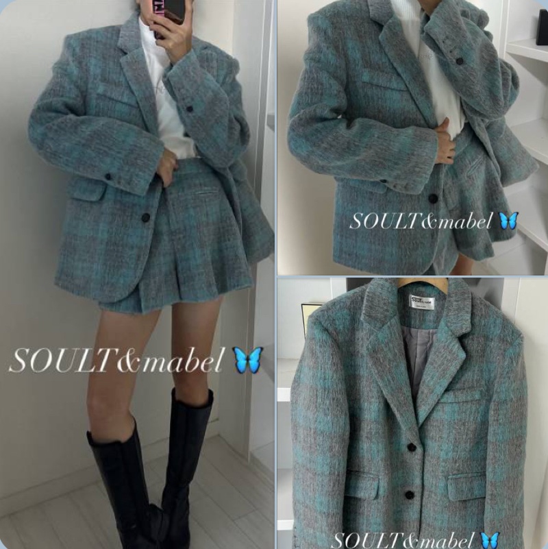 SOUIT東大門㊣實拍女士新品人氣25秋冬時尚休閑推薦褲子馬海毛SOUIT by mabel-L褲子