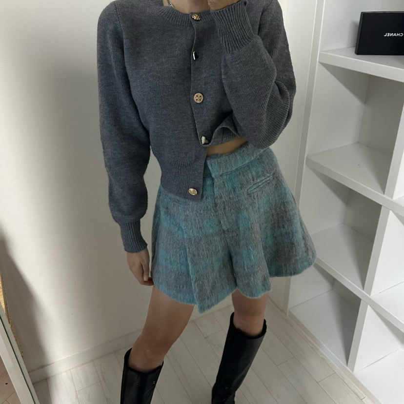 SOUIT東大門㊣實拍女士新品人氣25秋冬時尚休閑推薦褲子馬海毛SOUIT by mabel-L褲子