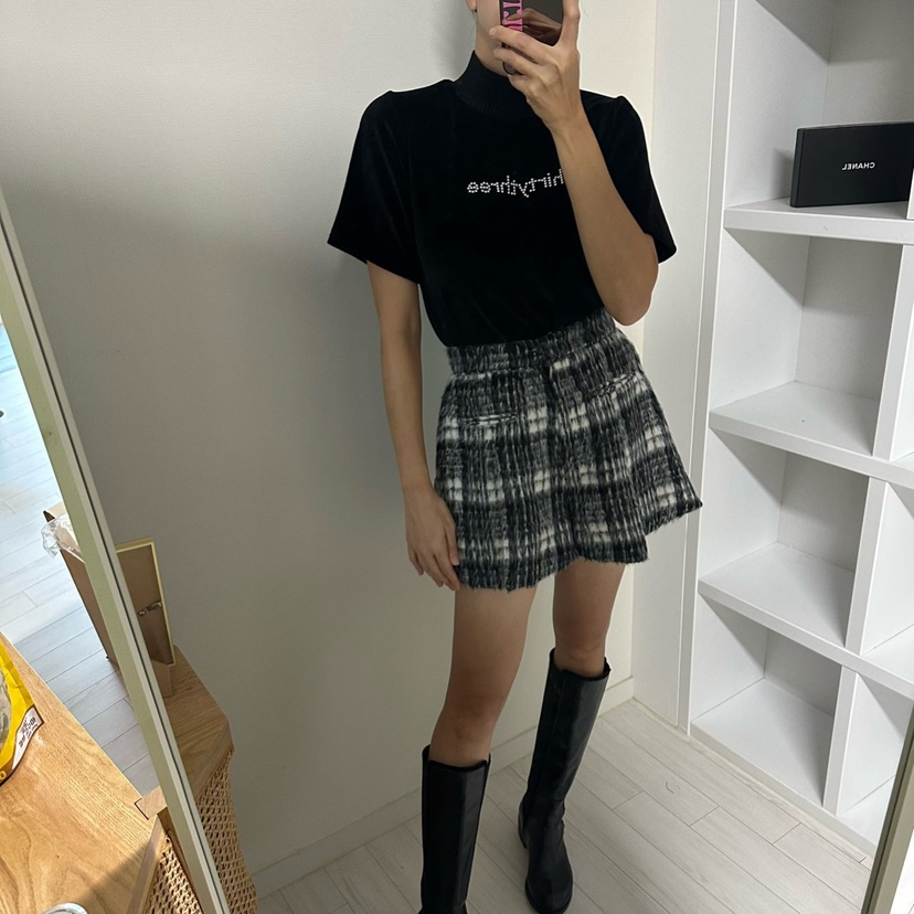 SOUIT東大門㊣實拍女士新品人氣25秋冬時尚休閑推薦褲子馬海毛SOUIT by mabel-L褲子