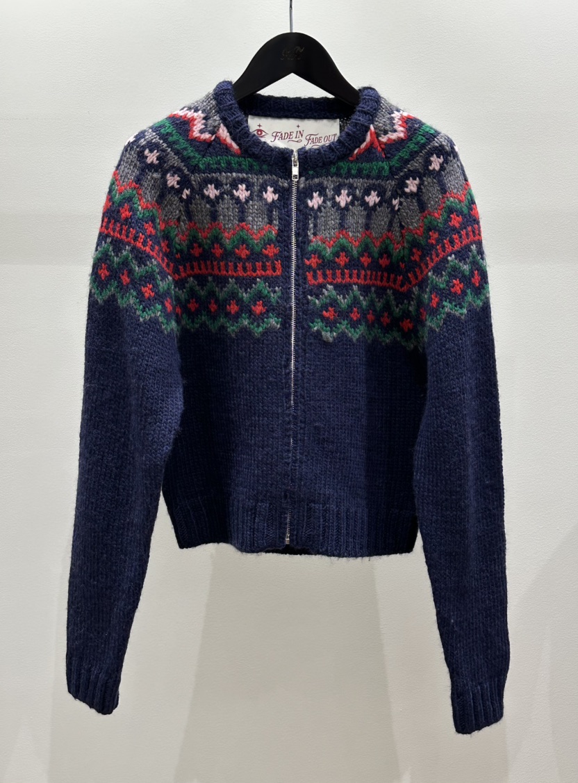 FIFO東大門㊣代購女裝新款熱賣時尚25秋冬職業人氣毛衣拉鏈FIFO毛衣圖色2