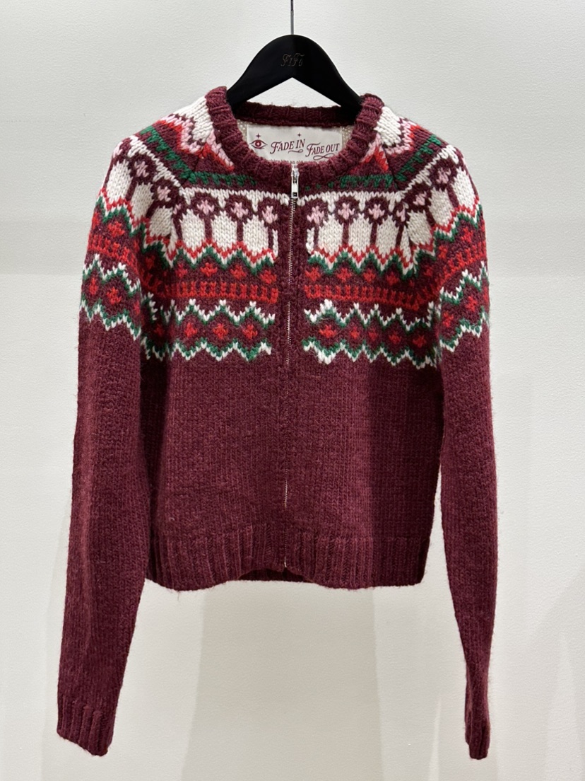 FIFO東大門㊣代購女裝新款熱賣時尚25秋冬職業人氣毛衣拉鏈FIFO毛衣圖色3