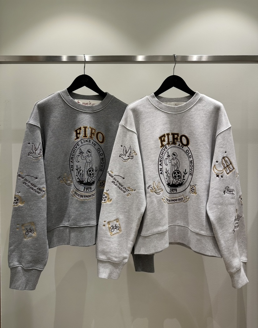 FIFO韓國直郵㊣女士新品職業推薦人氣時尚休閑25秋冬真品衛衣FIFO衛衣