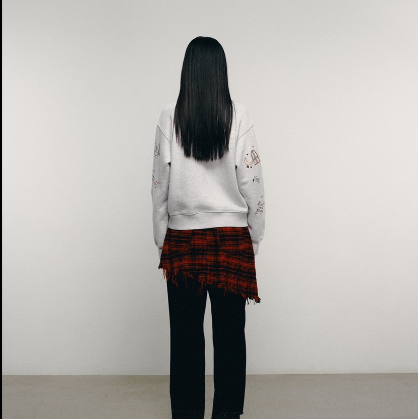 FIFO韓國直郵㊣女士新品職業推薦人氣時尚休閑25秋冬真品衛衣FIFO衛衣