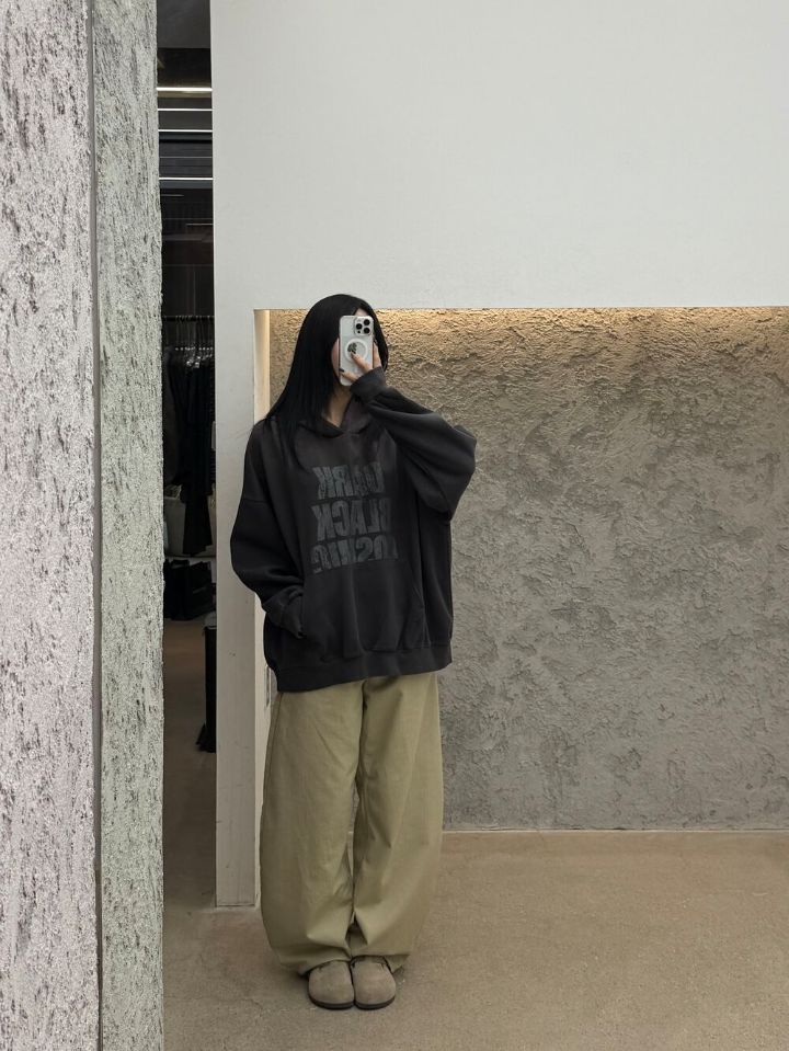 HESTORY韓國直郵㊣女裝新品熱賣時尚職業25秋冬衛衣男女同款兜帽HESTORY衛衣