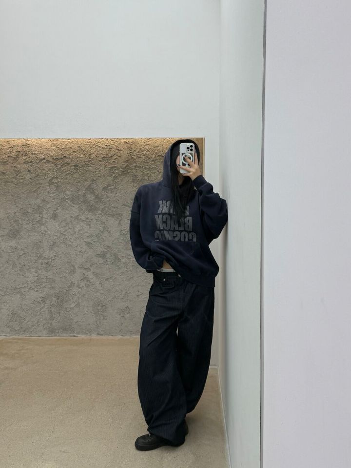 HESTORY韓國直郵㊣女裝新品熱賣時尚職業25秋冬衛衣男女同款兜帽HESTORY衛衣