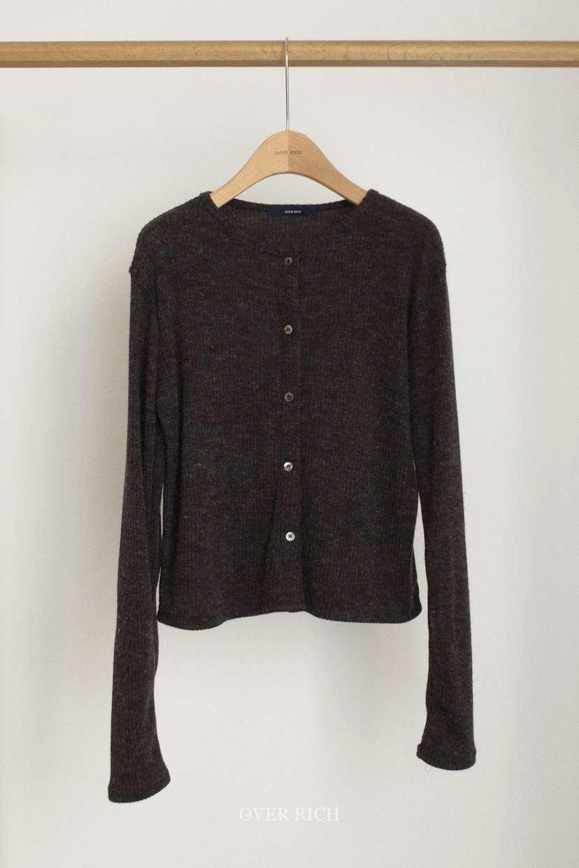 OVER RICH東大門㊣代購女裝新品熱賣25秋冬休閑人氣針織衫OVER RICH針織衫圖色1