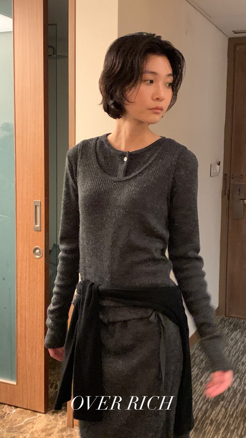 OVER RICH東大門㊣代購女士新款時尚推薦熱賣人氣吊帶背心OVER RICH吊帶/背心