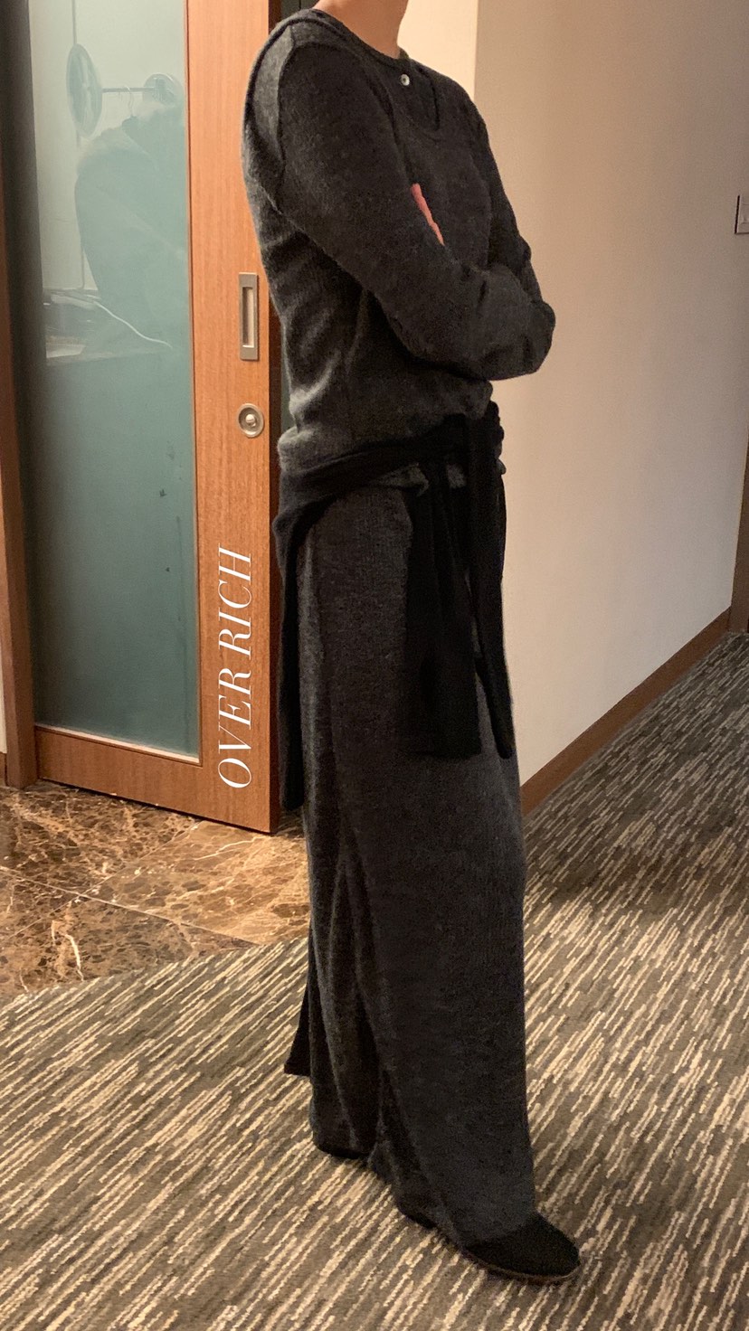 OVER RICH東大門㊣實拍女士新款職業人氣推薦25秋冬熱賣長裙OVER RICH長裙