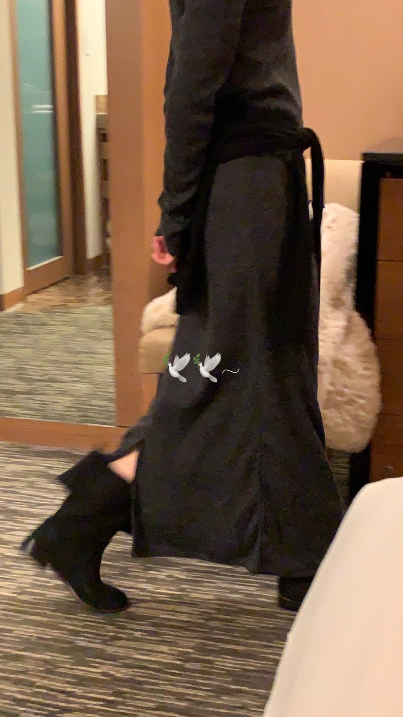 OVER RICH東大門㊣實拍女士新款職業人氣推薦25秋冬熱賣長裙OVER RICH長裙