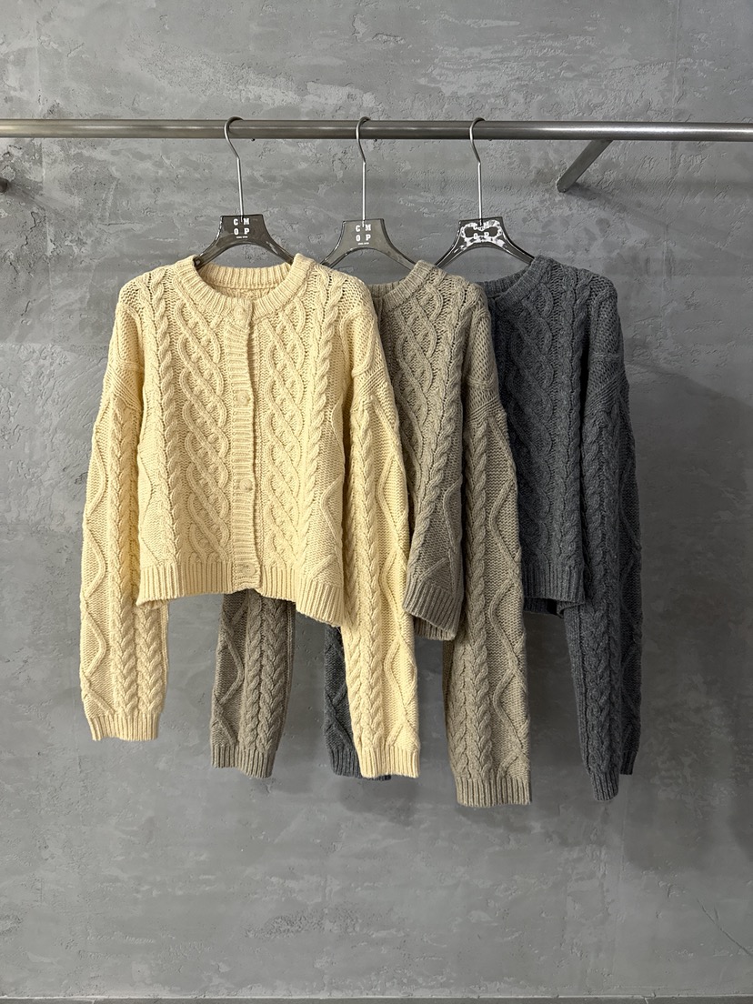 COME OPEN韓國代購㊣女裝新款時尚25秋冬熱賣人氣休閑針織衫COMP-(COME OPEN)針織衫