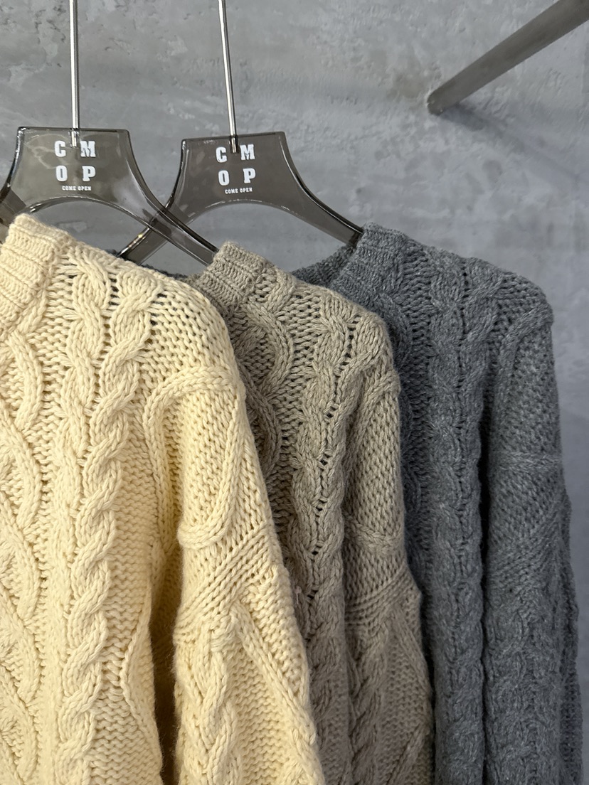 COME OPEN韓國代購㊣女裝新款時尚25秋冬熱賣人氣休閑針織衫COMP-(COME OPEN)針織衫