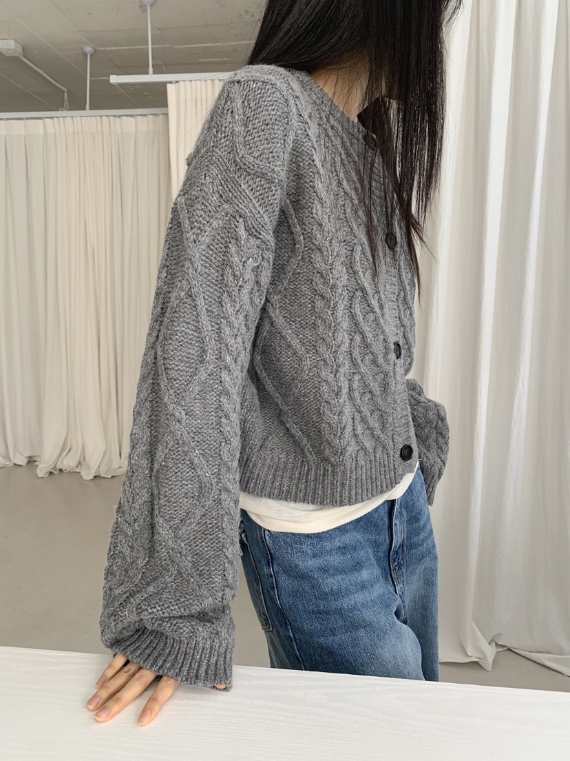 COME OPEN韓國代購㊣女裝新款時尚25秋冬熱賣人氣休閑針織衫COMP-(COME OPEN)針織衫