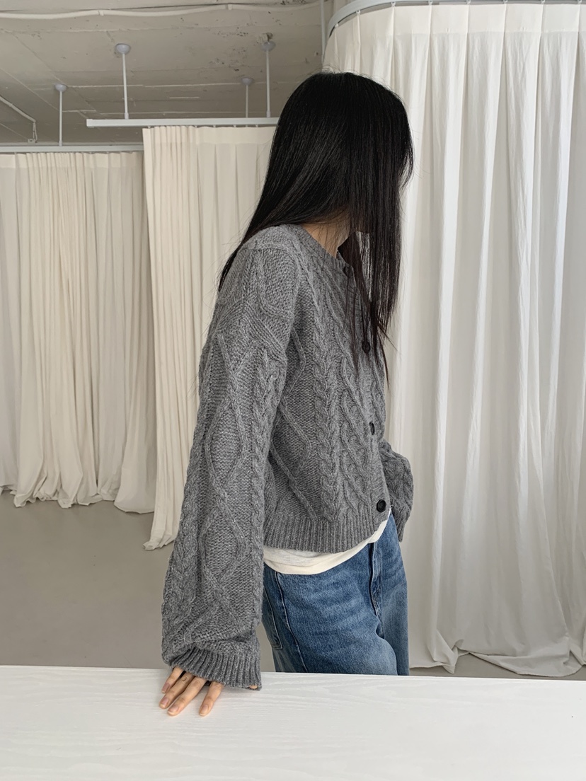 COME OPEN韓國代購㊣女裝新款時尚25秋冬熱賣人氣休閑針織衫COMP-(COME OPEN)針織衫