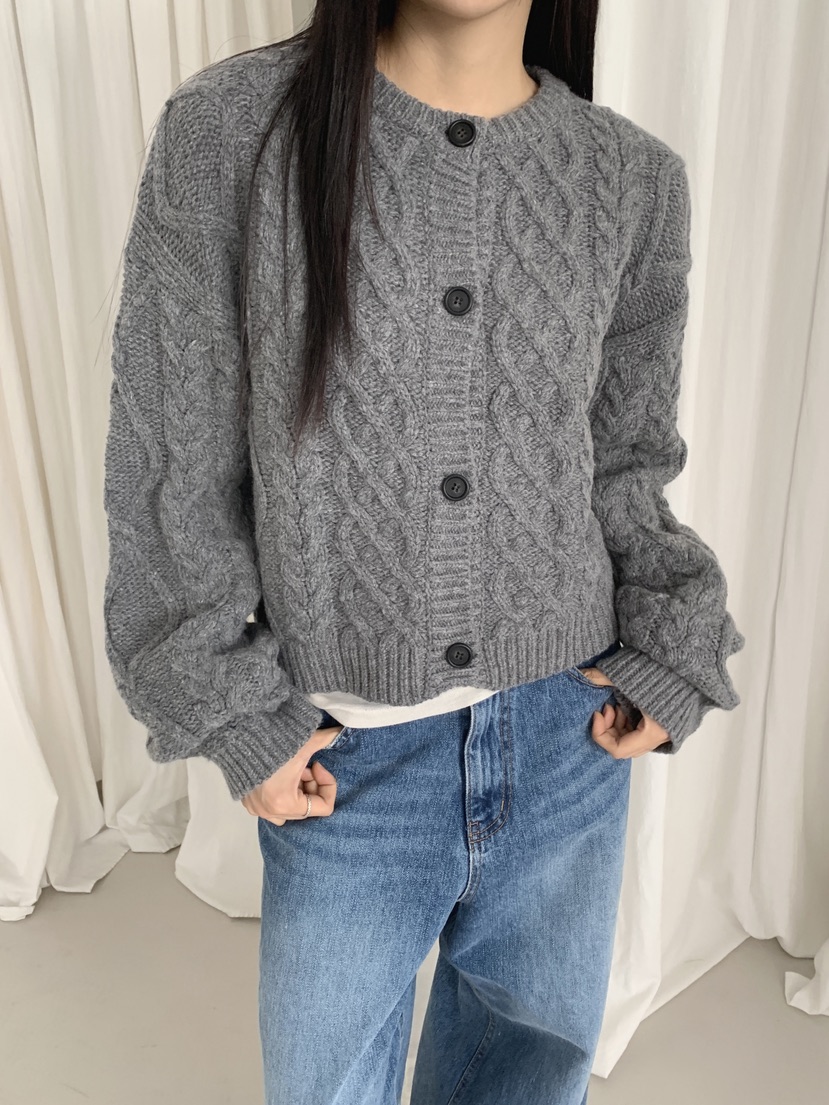 COME OPEN韓國代購㊣女裝新款時尚25秋冬熱賣人氣休閑針織衫COMP-(COME OPEN)針織衫