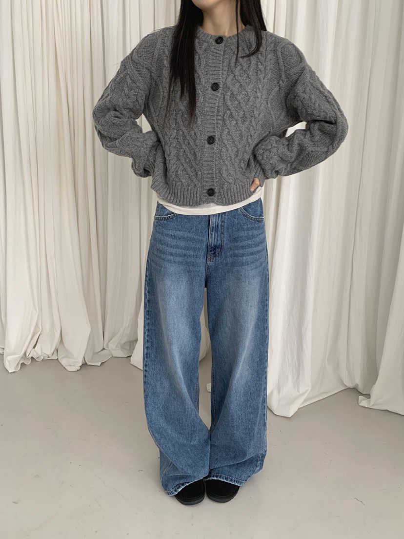 COME OPEN韓國代購㊣女裝新款時尚25秋冬熱賣人氣休閑針織衫COMP-(COME OPEN)針織衫