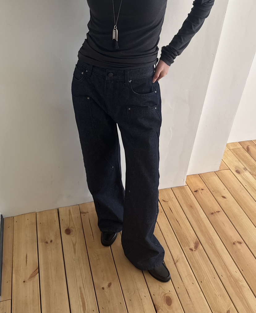 FIFO東大門㊣直郵女士新款推薦熱賣人氣真品休閑25秋冬牛仔褲FIFO牛仔褲