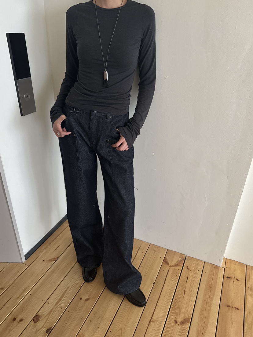 FIFO東大門㊣直郵女士新款推薦熱賣人氣真品休閑25秋冬牛仔褲FIFO牛仔褲