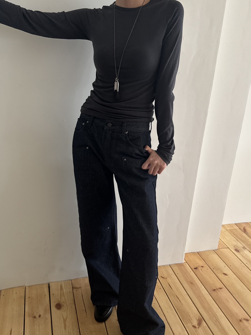 FIFO東大門㊣直郵女士新款推薦熱賣人氣真品休閑25秋冬牛仔褲FIFO牛仔褲