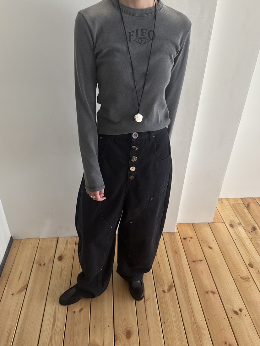 FIFO東大門㊣實拍女士新品時尚真品25秋冬推薦長袖T恤不含項鏈FIFO長袖T恤