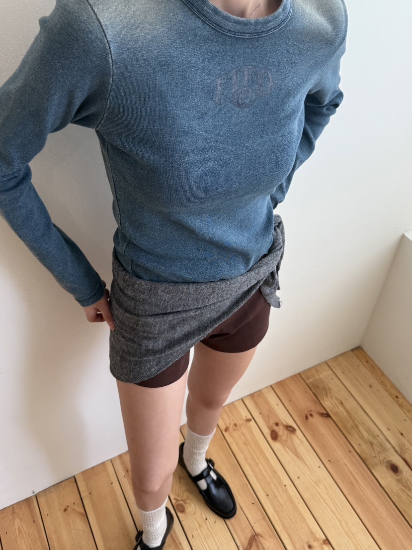 FIFO東大門㊣實拍女士新品時尚真品25秋冬推薦長袖T恤不含項鏈FIFO長袖T恤