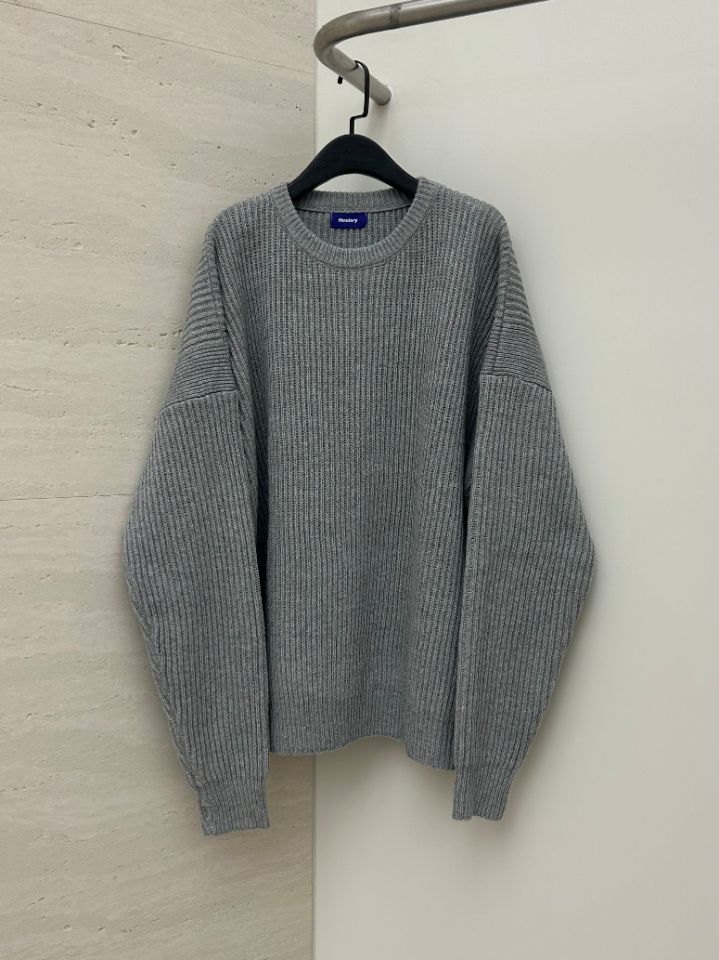 HESTORY東大門㊣直郵女士新款25秋冬真品人氣毛衣男女同款寬松HESTORY毛衣圖色1