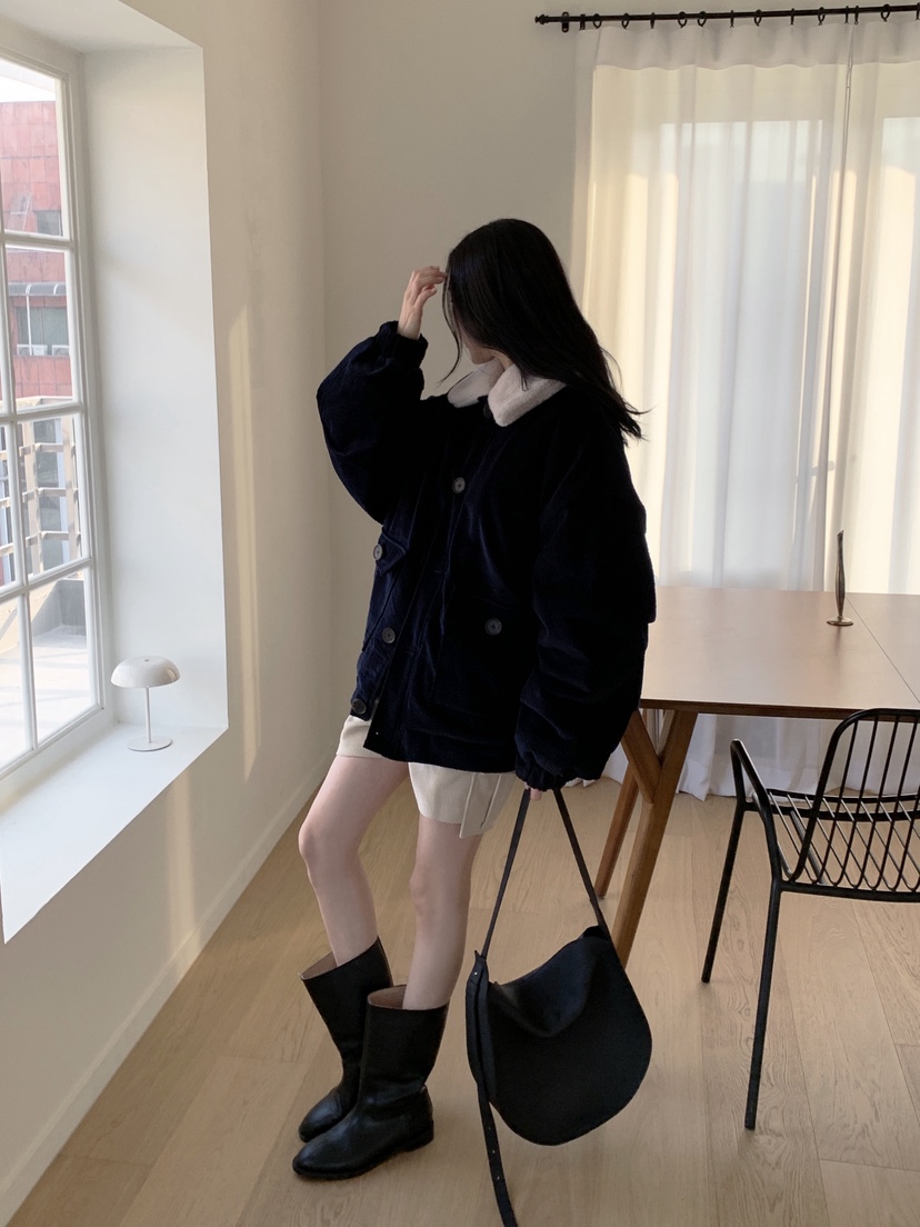 BOUND.A東大門㊣代購女裝新款25秋冬真品時尚熱賣人氣夾克BOUND.A夾克