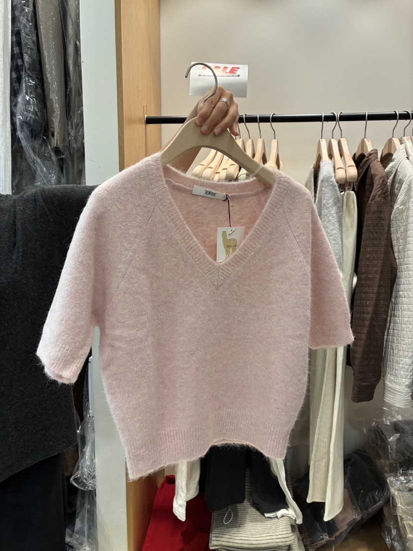 TORRE東大門㊣代購女士新品推薦熱賣時尚25秋冬針織衫安哥拉TORRE針織衫圖色2