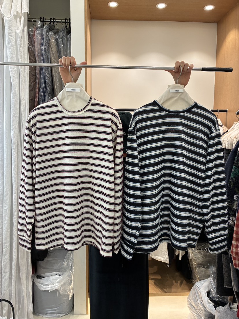TORRE韓國代購㊣女裝新品真品25秋冬休閑人氣時尚職業長袖T恤TORRE長袖T恤